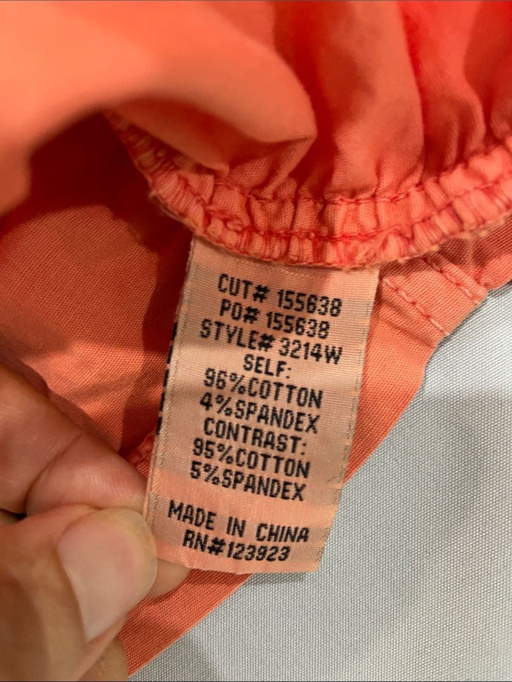 Wearables Ruched Coral-Orange Mini Dress with Scoop Neck Sz S - Picture 6 of 7